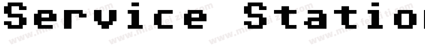 Service Station字体转换
